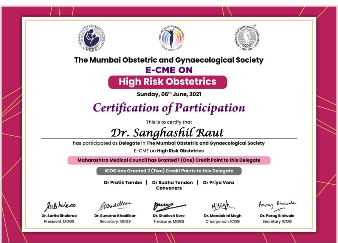 Certificate of Excellence